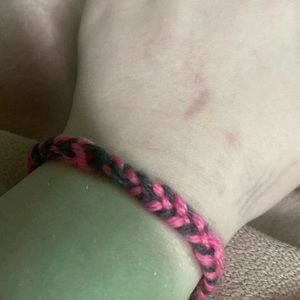 Chocolate strawberry swirl bracelet